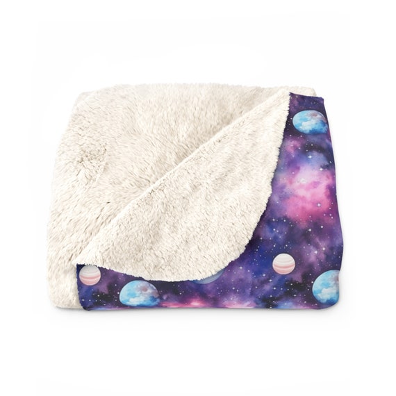 Cosmic Odyssey Sherpa Fleece Blanket Etsy