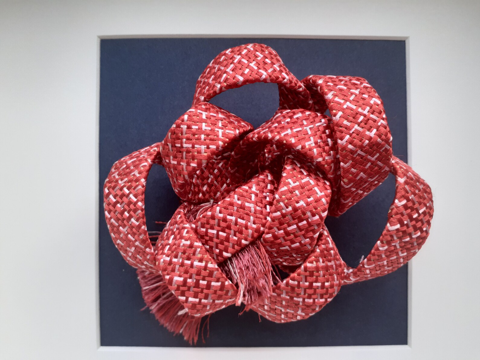 Japanese Wall Art Framed Original Handmade Silk String Etsy