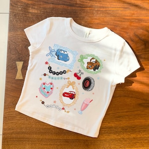 Lightning McQueen Baby Tee: Cars Inspired Cotton Blend Shirt