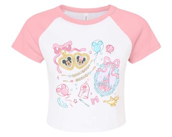 Mickey and Minnie Mouse Inspired Baby Tee: Soft Cotton Blend