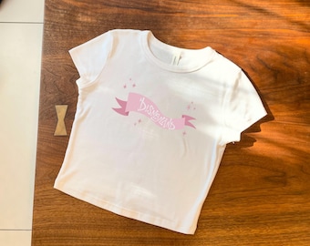 Pink Disneyland Banner Baby Tee, Pink Disneyland  Baby Tee, Disney Coquette Baby Tee