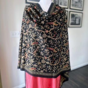 Pure Pashmina Shawl | Kashmiri Wool Wrap for Women | Elegant Indian Wedding Scarf, Ethical Winter Gift, Warm Himalayan Stole