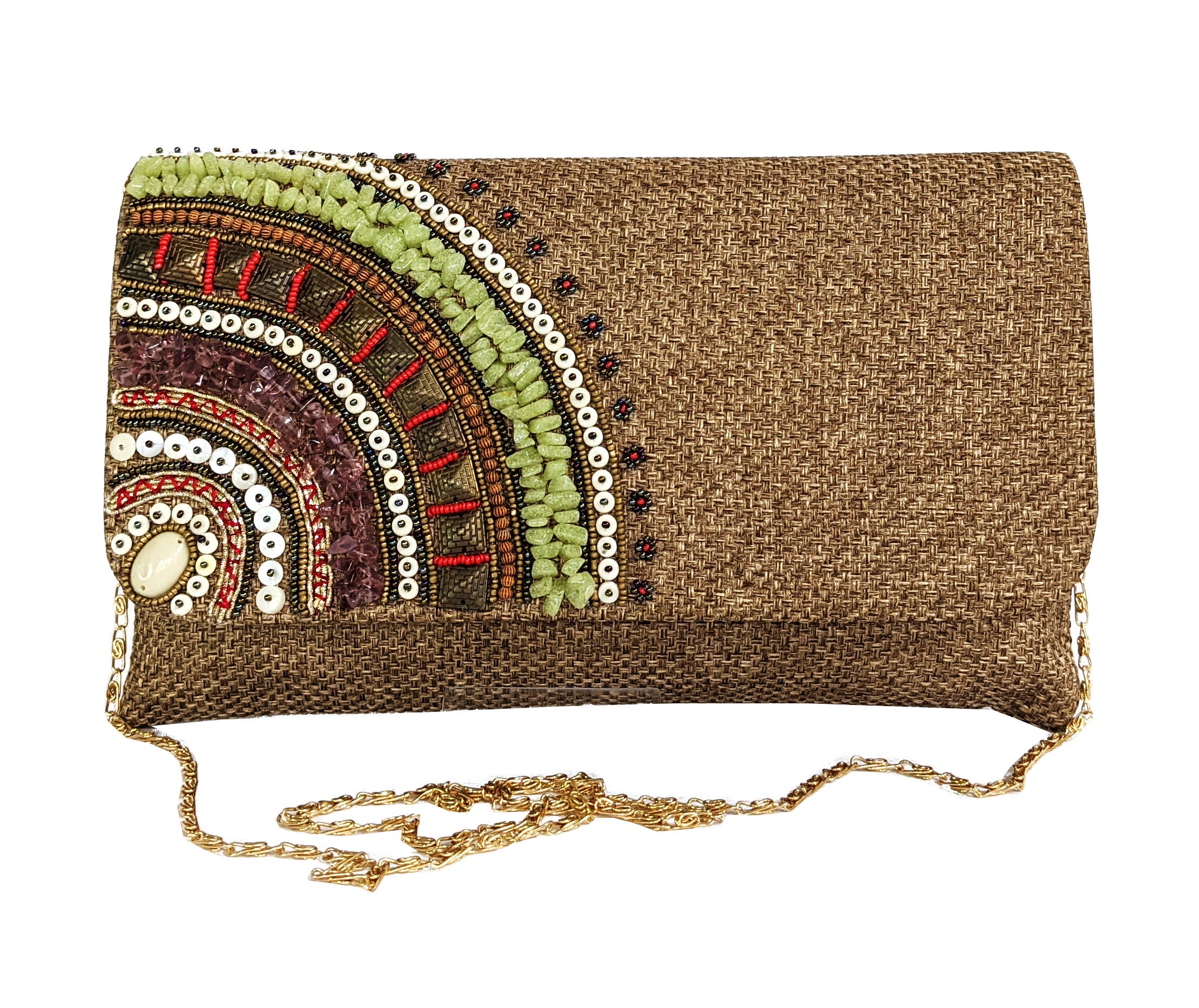 Jute Designer Compact II Ladies Bag - Paharizones