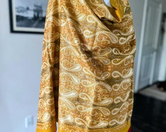 Chal de pashmina / Chal de lana de lujo para mujer / Bufanda de boda india, regalo ético, bufanda cálida de invierno
