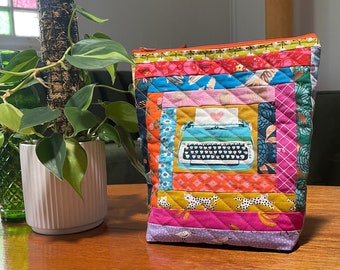 Quilted Square Bottom Pouch