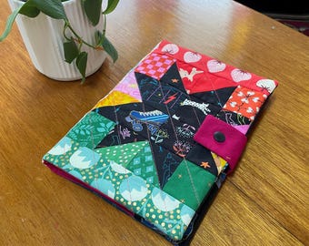 Quilted notebook journal cover