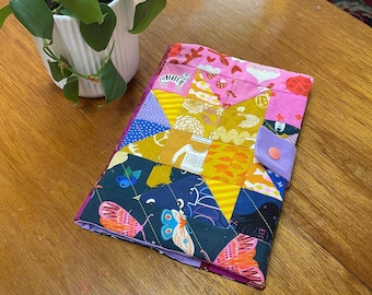 Quilted A5 notebook cover