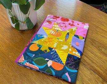 Quilted A5 notebook cover