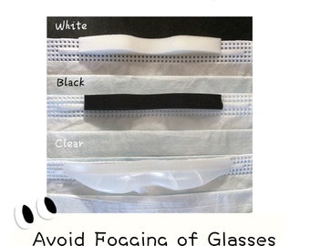 HUAPAI Anti Fog Nose Bridge Accessory for Prevent Eye Glasses from Fogging Anti Fog Silicone Nose Bridge