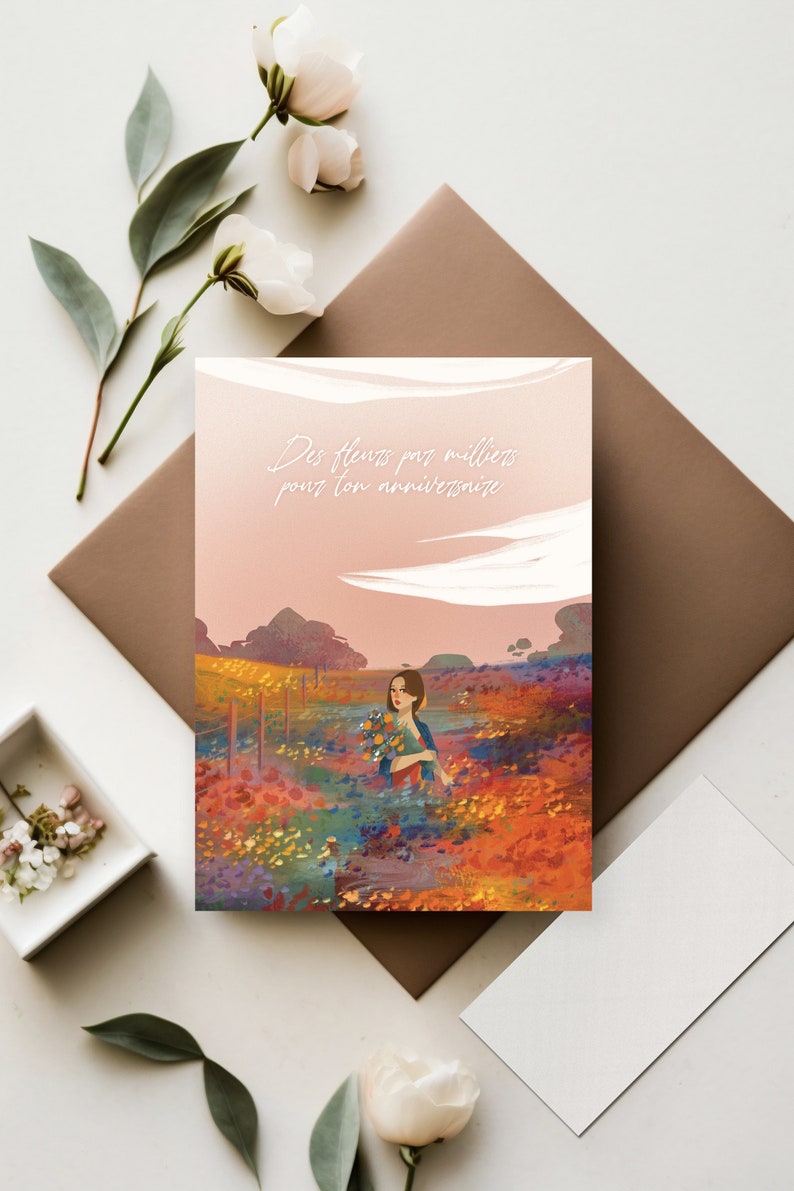 Carte postale anniversaire afbeelding 1