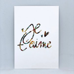 Carte je t'aime