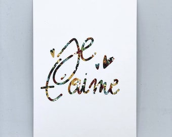 Carte je t'aime