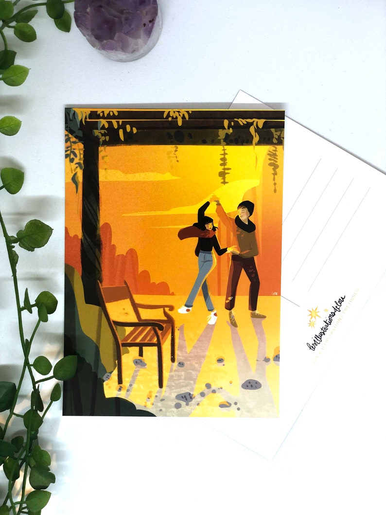 Carte postale Danser afbeelding 1