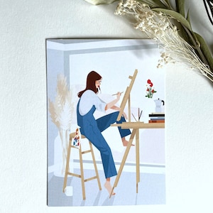 Carte postale The artist