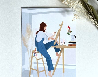 Carte postale The artist