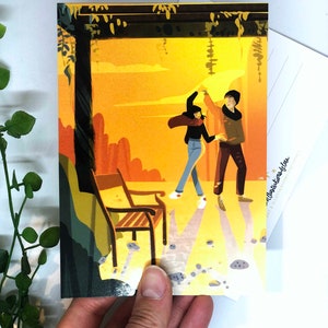 Carte postale Danser afbeelding 2