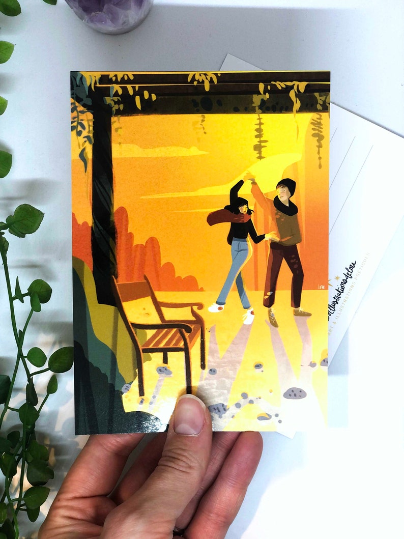 Carte postale Danser afbeelding 2