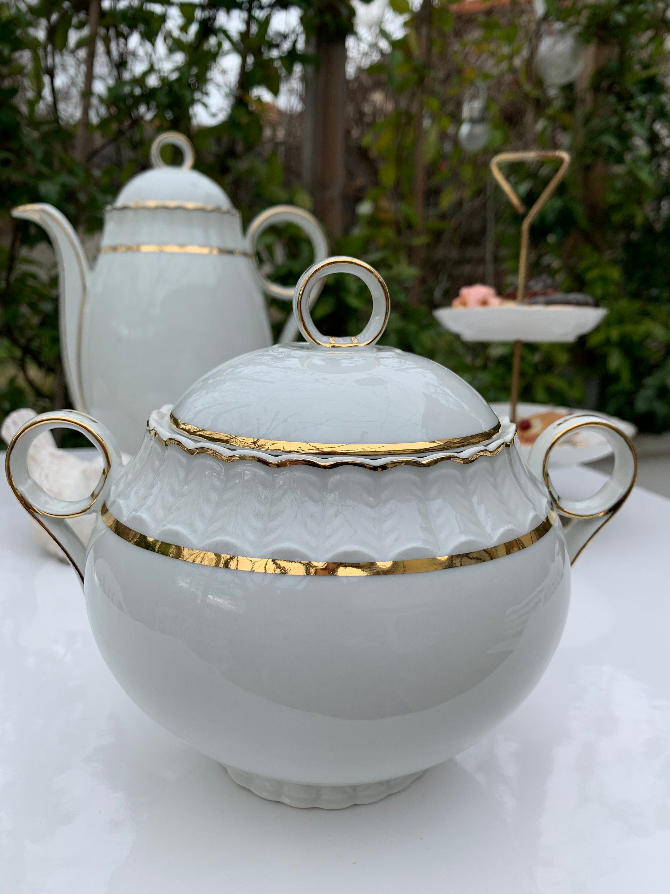 Sucrier en Porcelaine de Limoges