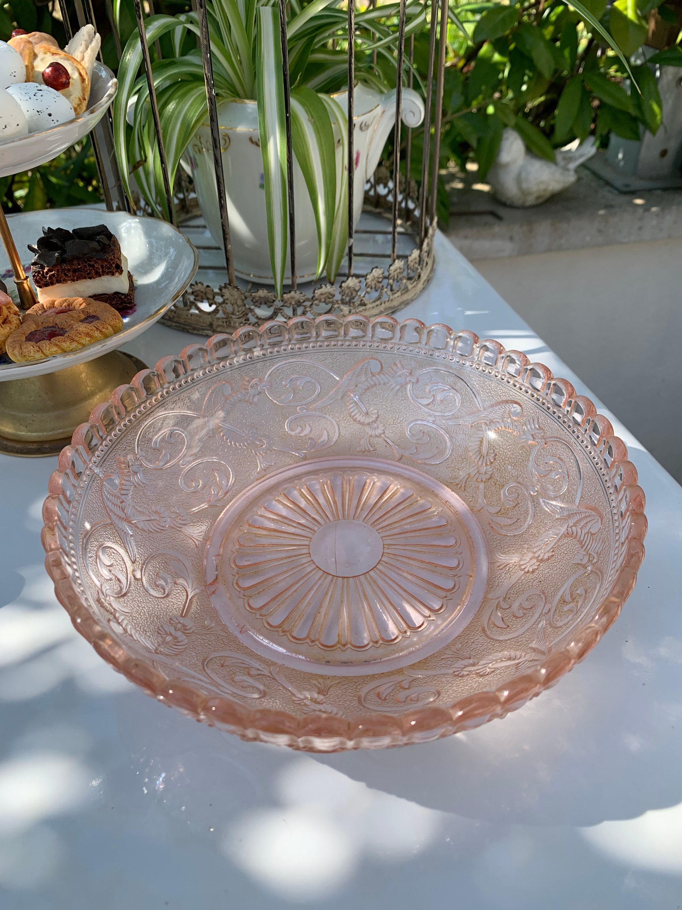 Coupe en Verre Rose