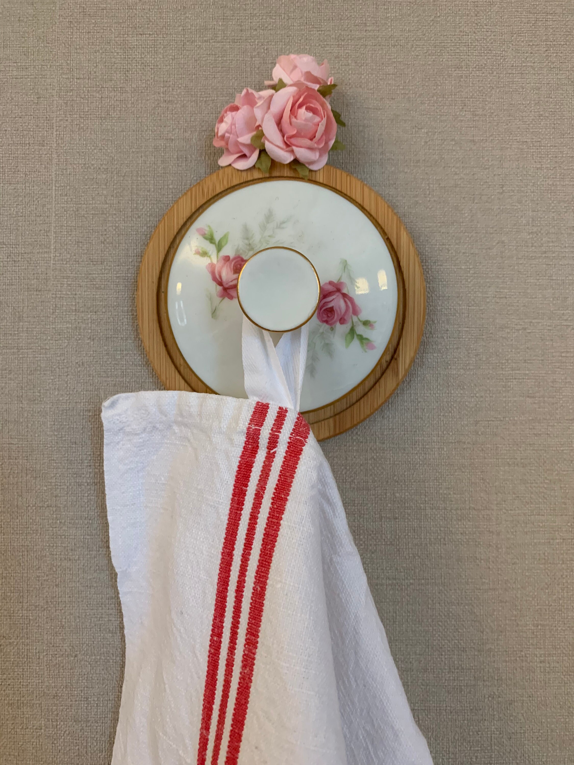 Accroche Torchon en Porcelaine