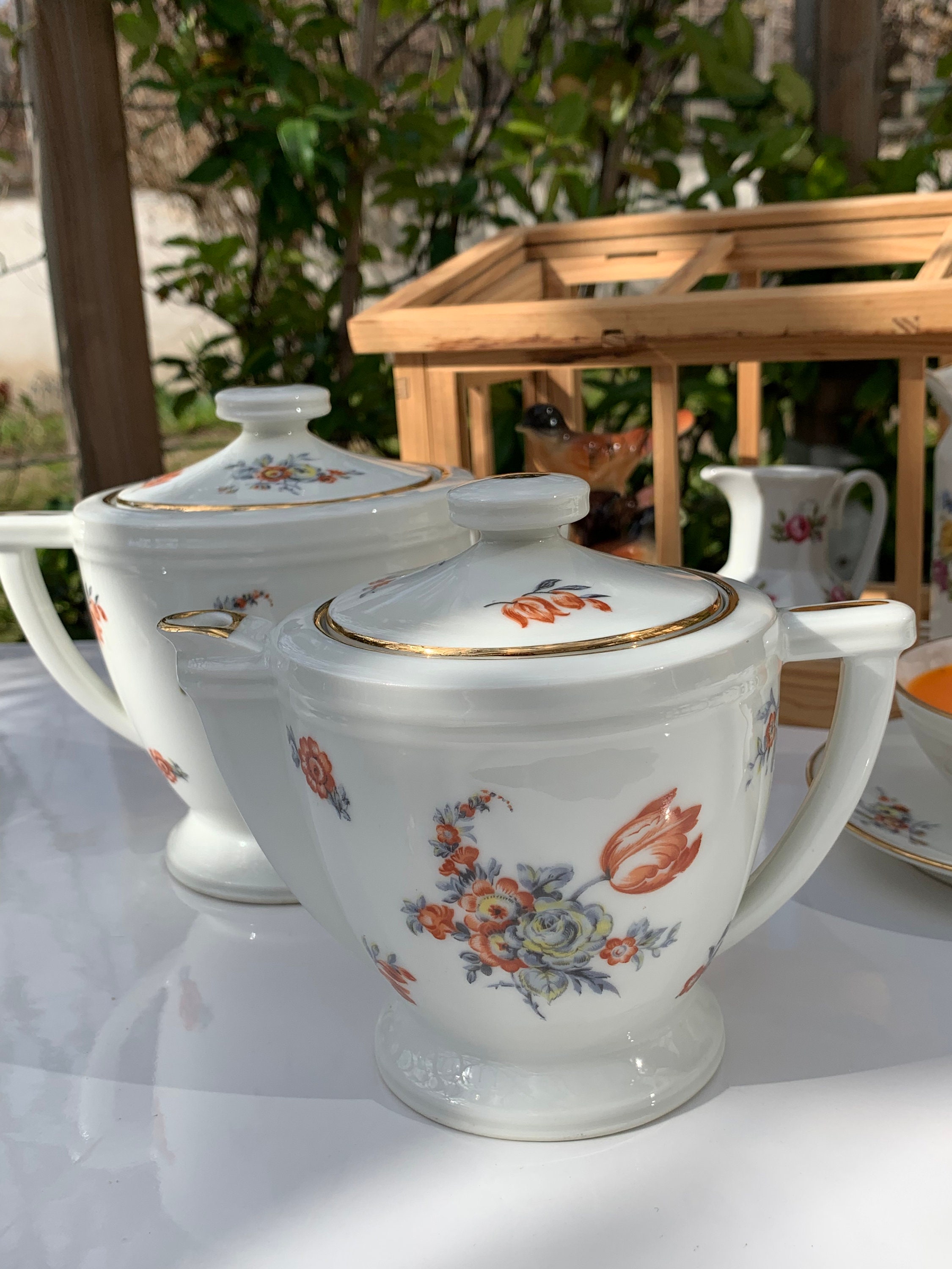 Sucrier avec Théière