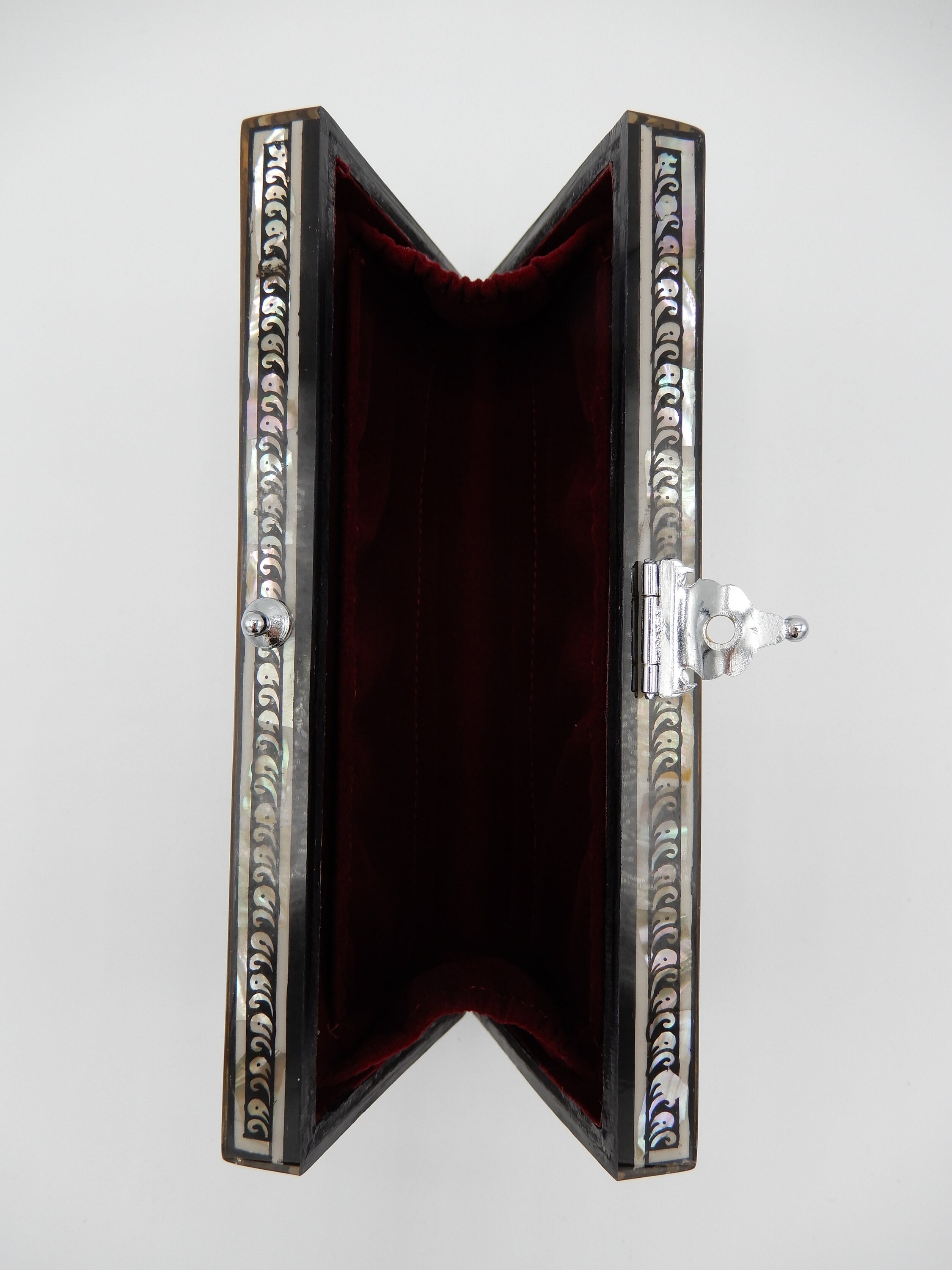 Back in Stock! Mother of Pearl Clutch - Flower Design in Back in Stock! Mother of Pearl Clutch - Flower Design in