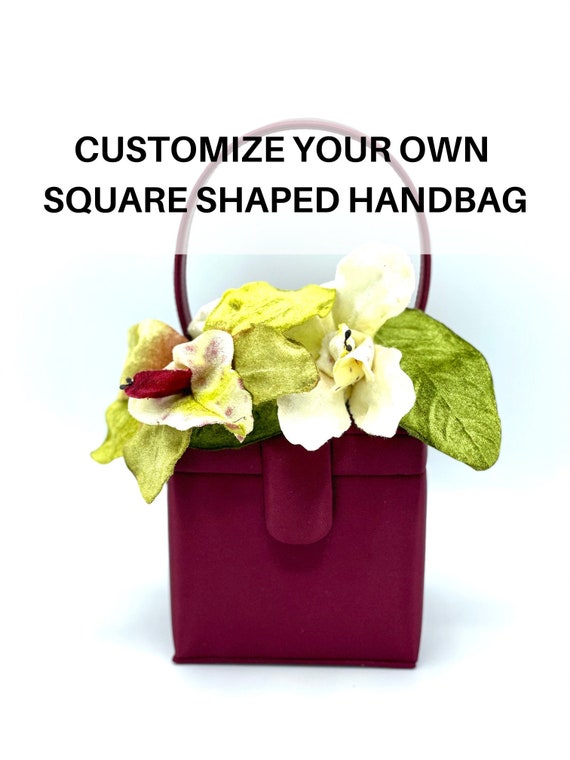 Customized Silk Square Handbags, Made to Order
