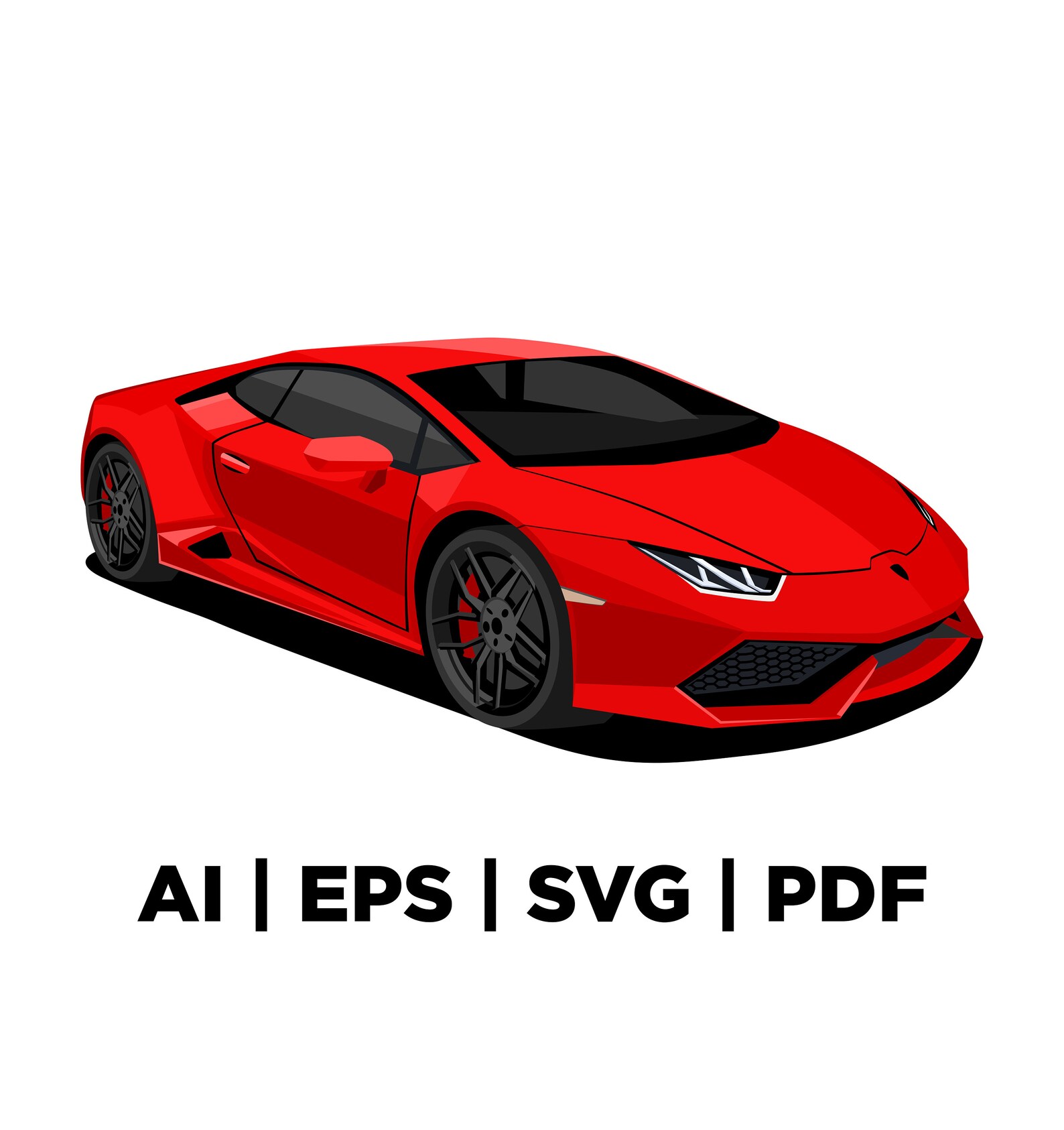 Lamborghini Car SVG