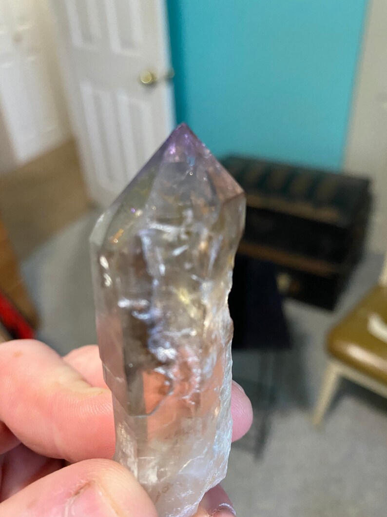 Montana Amethyst Quartz Crystal Scepter