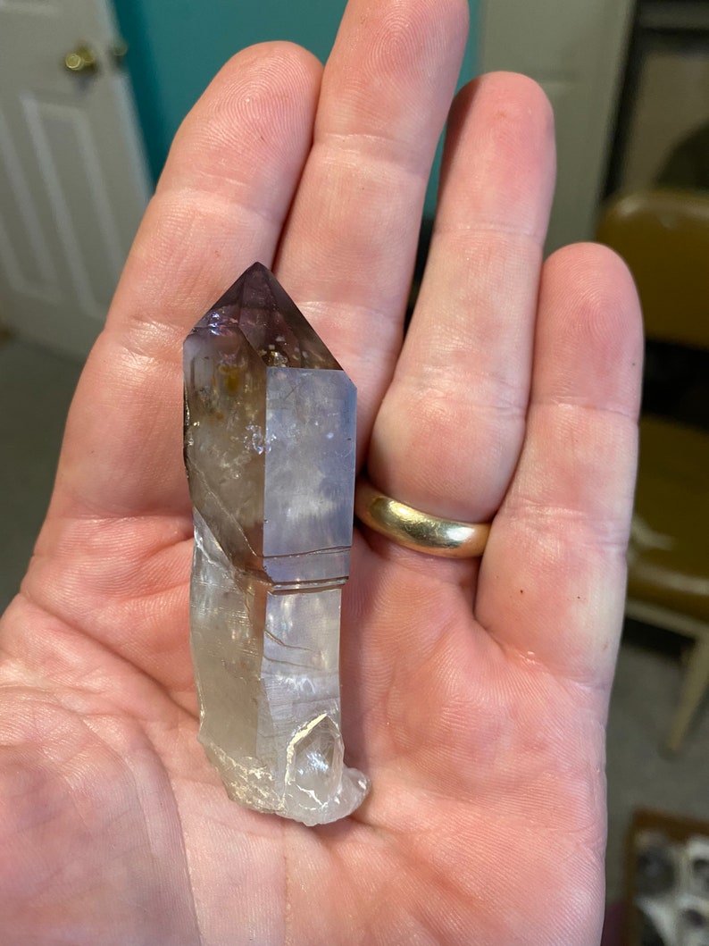 Montana Amethyst Quartz Crystal Scepter