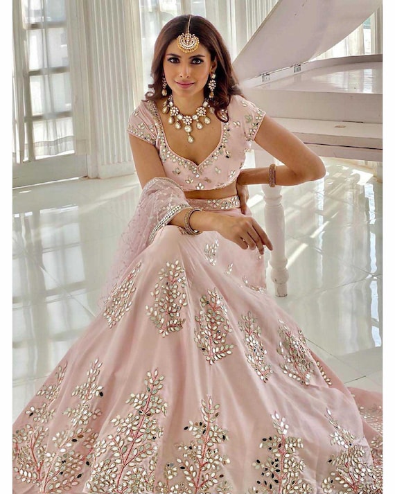 Pink colour deals ghagra choli