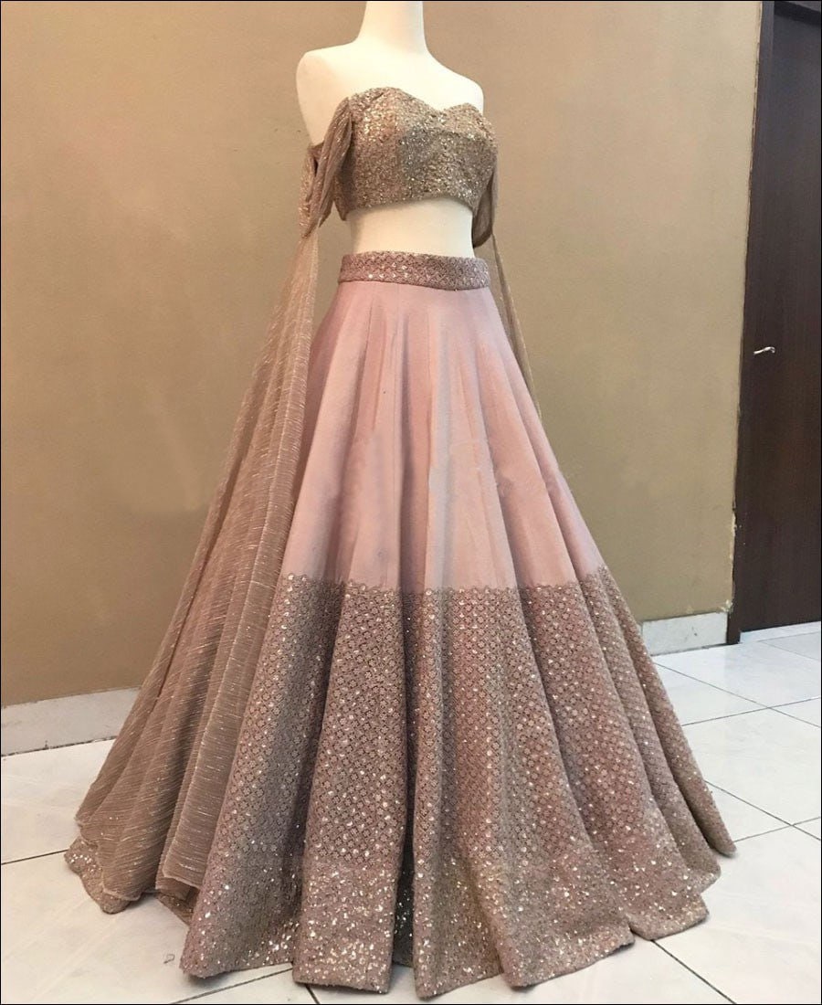 Designer top lehenga shopping