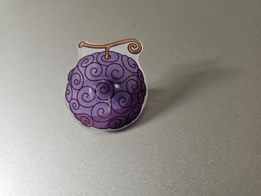 Anime Straw Hat Devil Fruit Pin Etsy