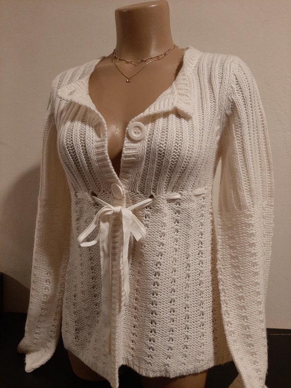 Empire Waist Knit Cardigan