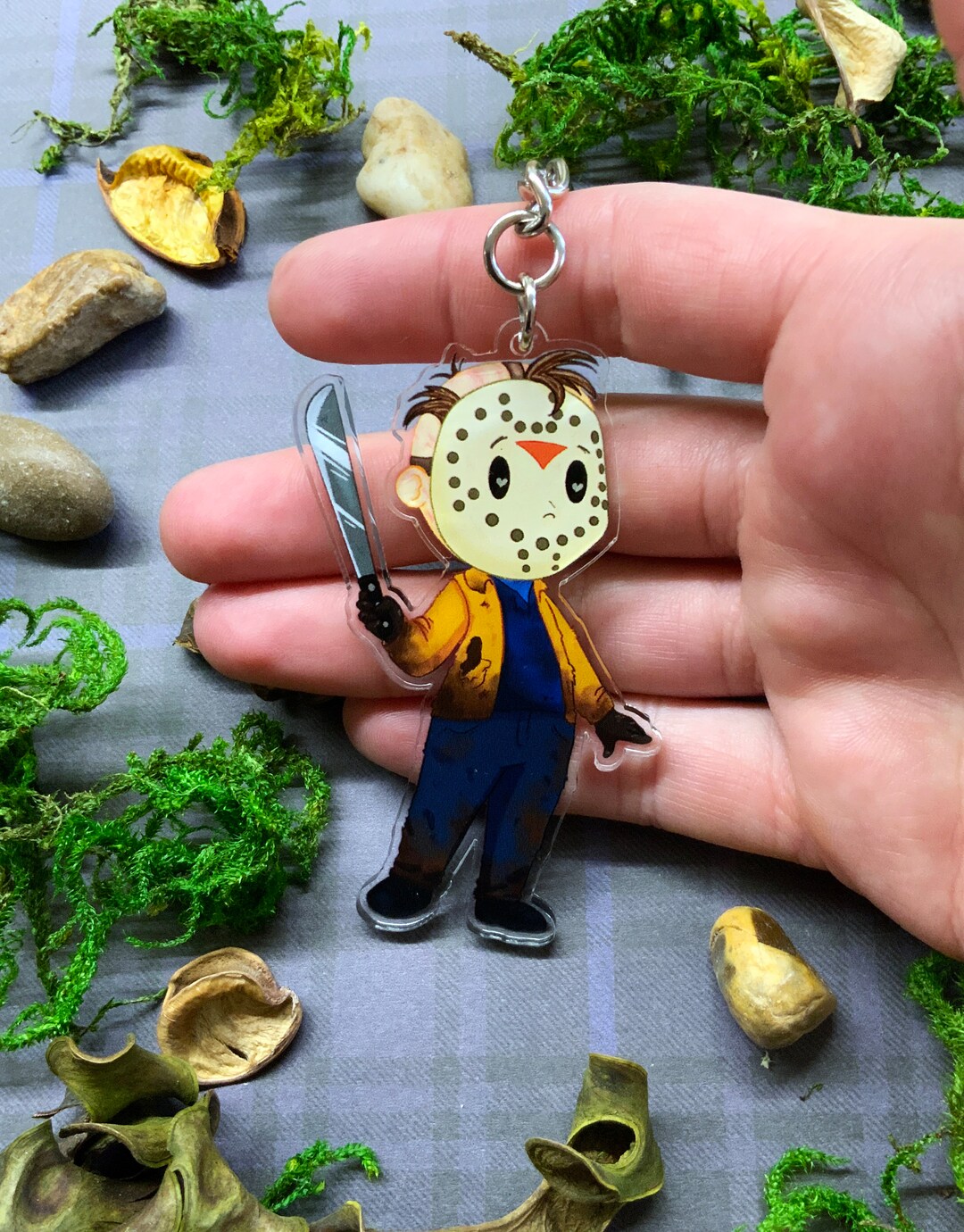 Jason Voorhees Keychain – Friday the 13th Recycled Acrylic Horror ...