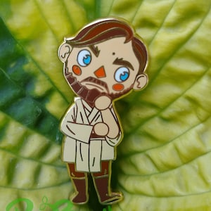 Star Wars Enamel Pin - Obi-Wan Kenobi Hard Enamel Pin - Cute Enamel Pin
