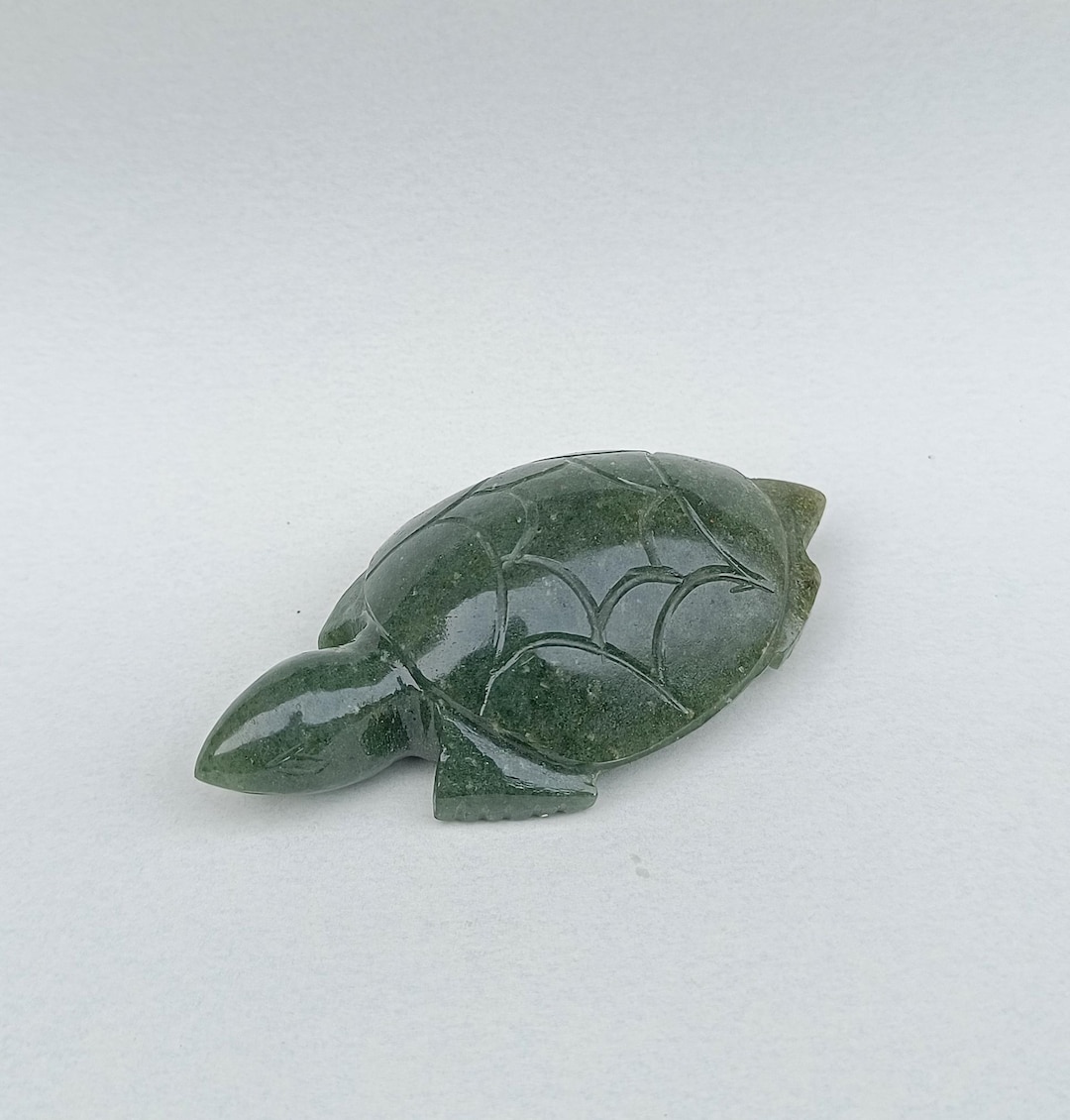 Natural Hand Carved Stone Jade Turtle |natural Jade Stone Turtle Statue ...