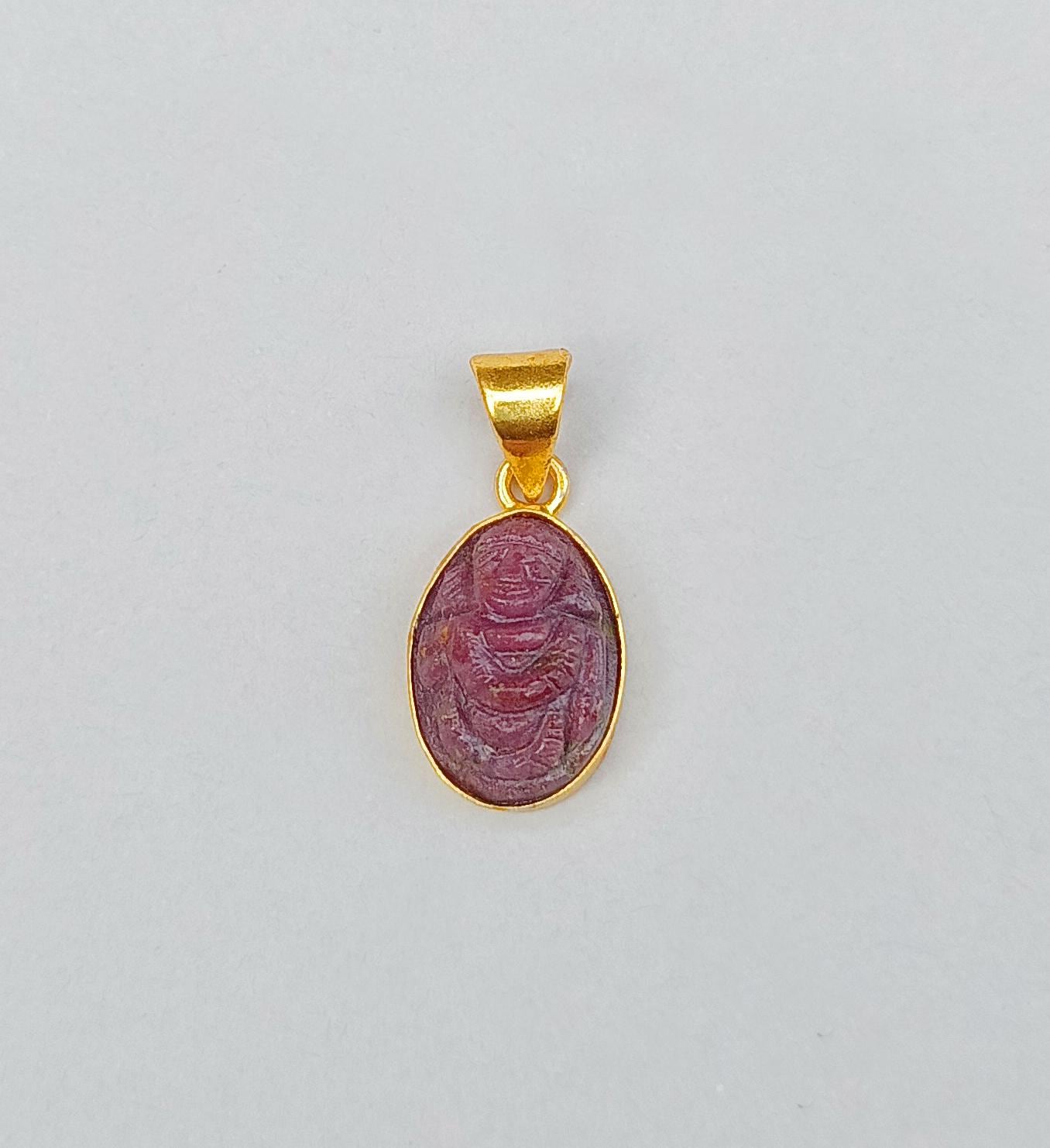 Religious Ruby Handmade Ruby Krishna Pendant, Ruby Gemstone Jewelry, Gemstone Carving ...