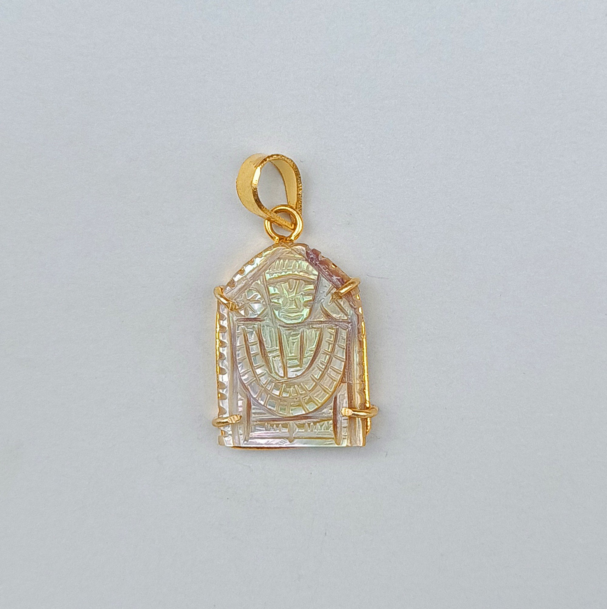 925 sterling silver vintage stylish idol Tirupati balaji amazing design  Gold polished over silver Krishna pendant gifting jewelry nsp599