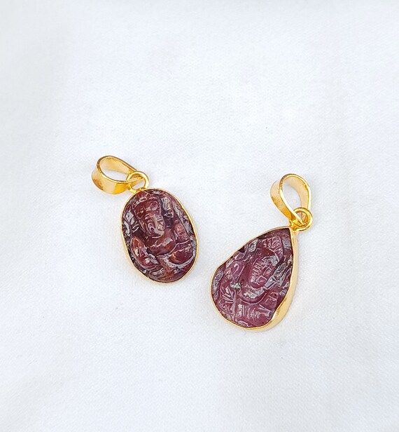 Ruby Ganesh Pendants Ruby Ganesh Pendants