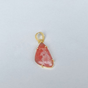 Natural Gemstone Rhodochrosite Pendant |Rhodochrosite Jewelry |Handmade Gemstone Rhodochrosite Pendant | Gold Pendant | Women Jewelry | Gift