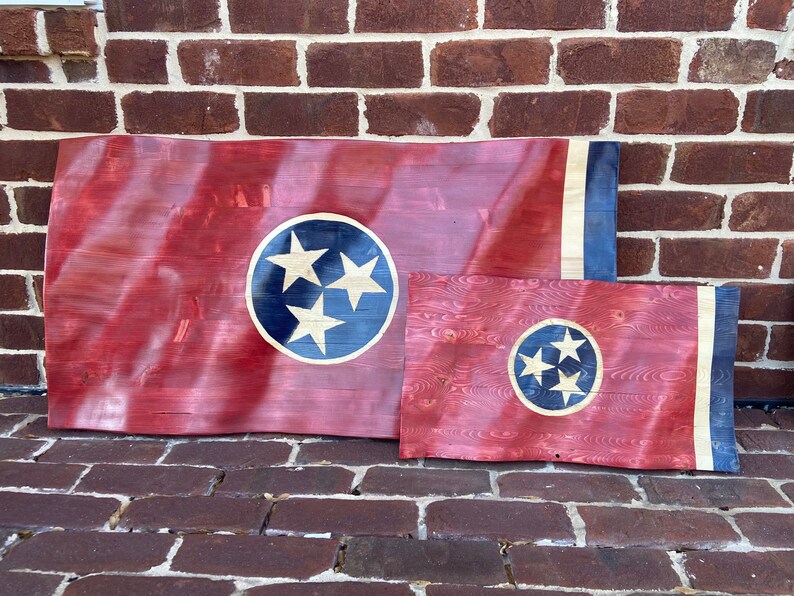 Customizable Hand Engraved Waving State Flag / Custom Flags / Etsy