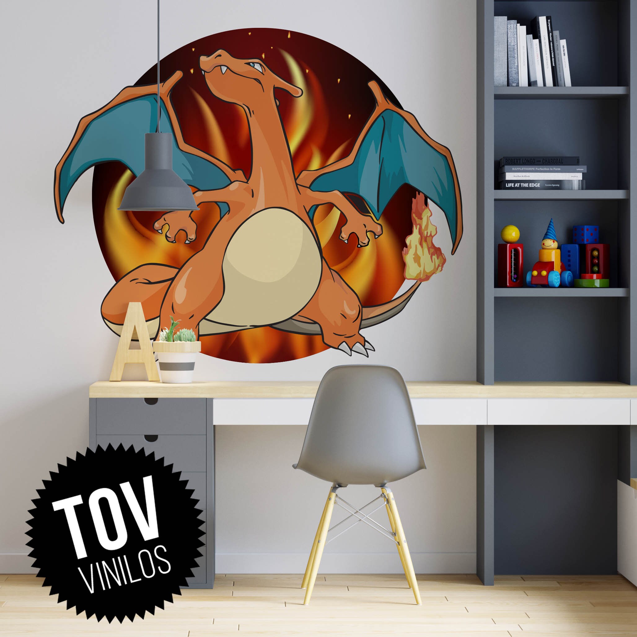 Three pokemon wall decals in Medium size Etsy