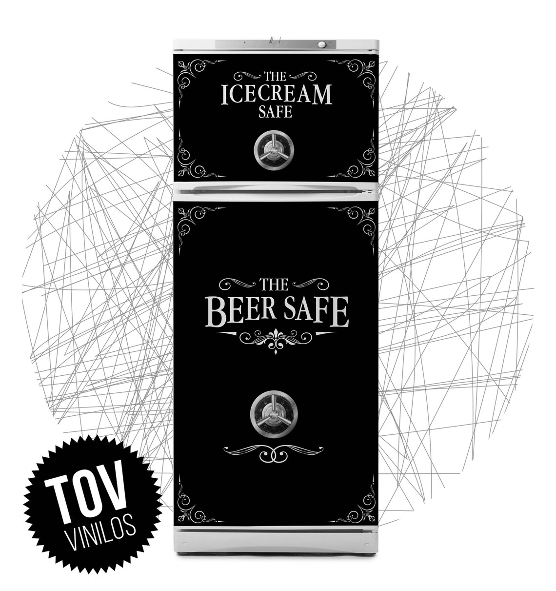 Cool Beer Fridge Vinyl Sticker Beer Gifts Removable Vinyl Etsy