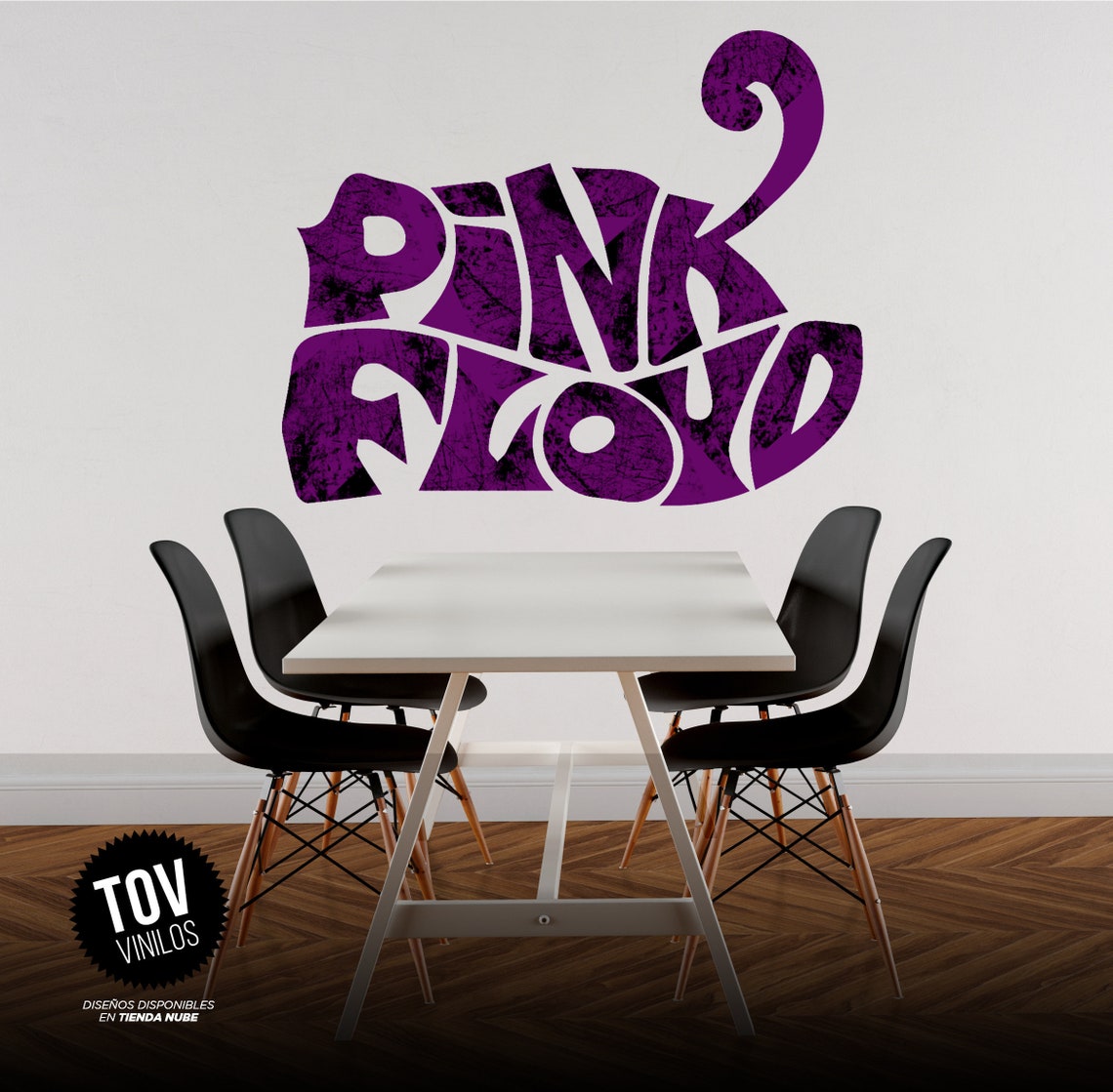 Pink floyd wall decal pink floyd wall decor psychdelic Etsy