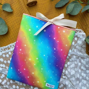 Rainbow Booksleeve / Custodia imbottita / Bookcover