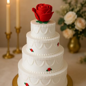 Pastel apilable en forma de caja de regalo para bodas o cumpleaños: pastel sorpresa