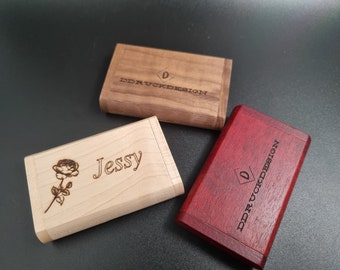 USB Stick Holz Box