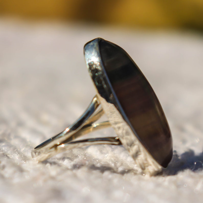 Natural Fluorite Ring Handmade Fluorite Jewellery Statement Ring Beautiful Ring 925 Sterling Silver Ring Fluorite Ring Fluorite Stone