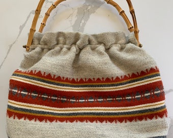 Vintage, Wool, Southwest Style Purse.